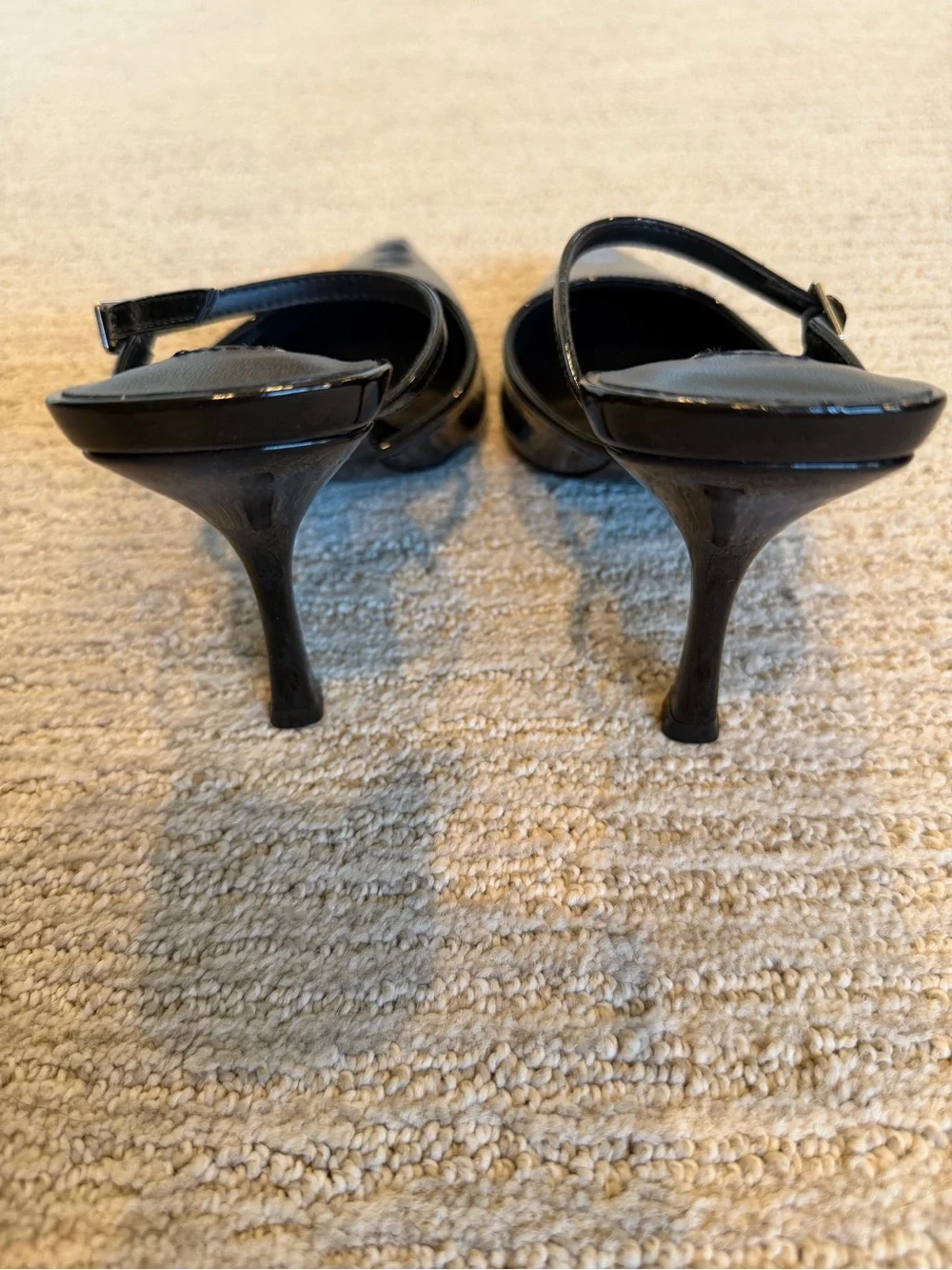 Steve Madden Brecki Black Patent Heels